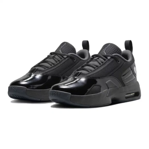 Jordan Max Aura 6 Anti Slip Wear Resistant Kids Lifestyle Shoes Black Teenagers