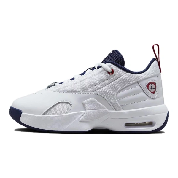 Jordan Max Aura 6 Anti Slip Wear Resistant Kids Lifestyle Shoes White Blue Teenagers