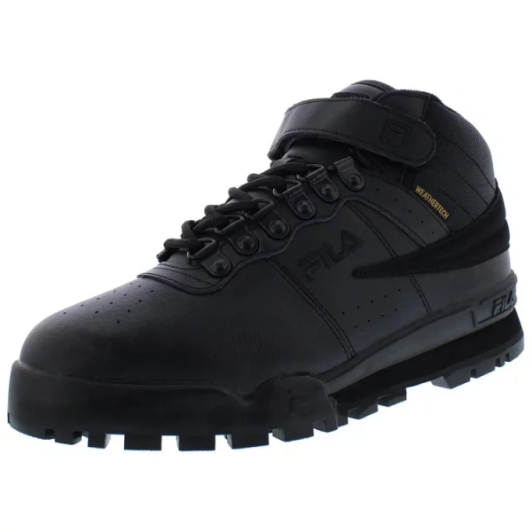 FILA F 13 Weather Tech Slip Resistant Warm Mid Top Casual Shoes Men's Black