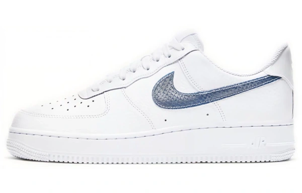 Nike Air Force 1 Low Pony Hair Snakeskin Midnight Turquoise