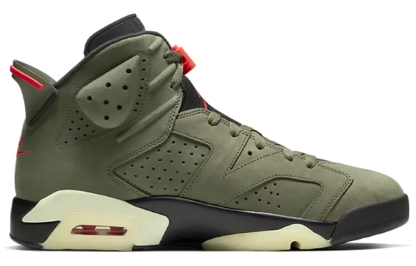 Travis Scott X Jordan 6 Retro Olive