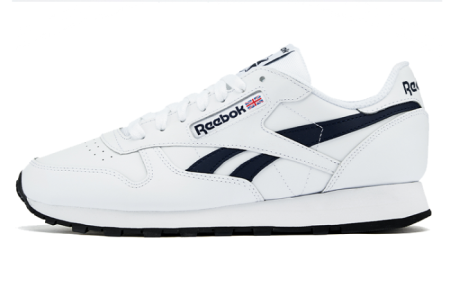 Reebok Classic Leather Беговые кроссовки Низкие Белые Унисекс
