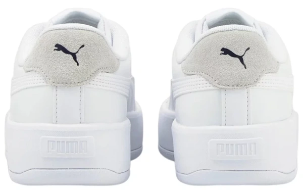PUMA Lily Platform Leather 'White' Women's