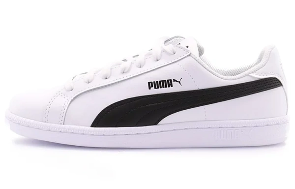 PUMA Smash L Coverage Support Low Top Skateboard Shoes Unisex White Black