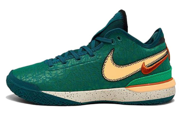 NIKE LeBron NXXT Gen Баскетбольные кроссовки MID Топ Темно-зеленый Мужские