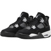 Jordan Air Джордан 4 Детские баскетбольные кроссовки MID Топ Черный Унисекс