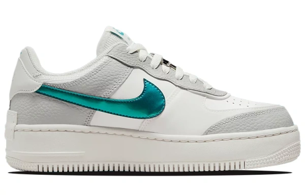 Nike Air Force 1 Low Shadow Grey Fog Bright Spruce Women's
