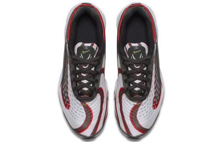 Nike Air Max DELUXE совместный низкий топ повседневная беговая обувь унисекс белый-коричневый