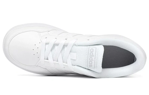 Adidas Breaknet Anti-Slip Wear-Resistant Low-Top Kids' Skateboarding Shoes White Kids'