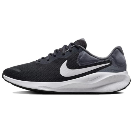 Nike REVOLUTION 7 Slip Resistant And Abrasion Resistant Support Low Top Casual Running Shoes Men's Black