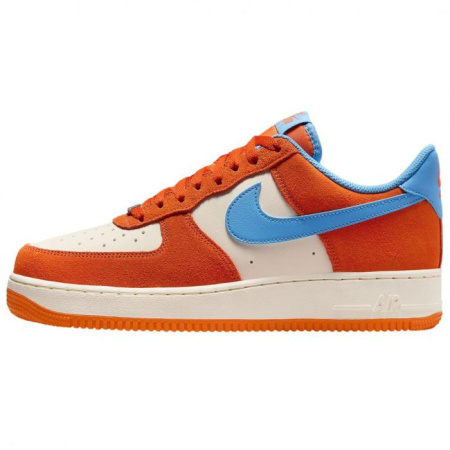 Nike Air Force 1 Slip Resistant And Breathable Low Top Skateboard Shoes Men's Orange
