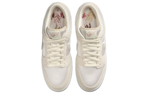 NIKE Dunk SB Кроссовки для скейтбординга Низкие Топ Экрю Унисекс