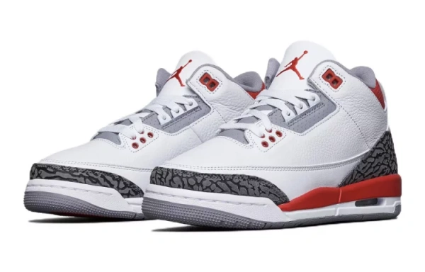 Jordan 3 Retro Fire Red 2022 GS