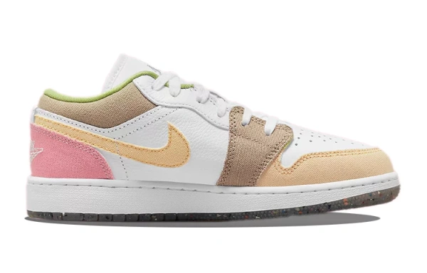 Jordan 1 Low Pastel Grind Vivid Green GS