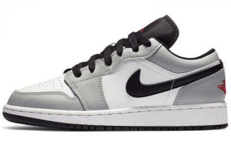 Jordan 1 Low 'Light Smoke Grey' GS