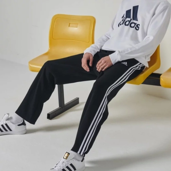 Adidas Casual Pants Men's Black White