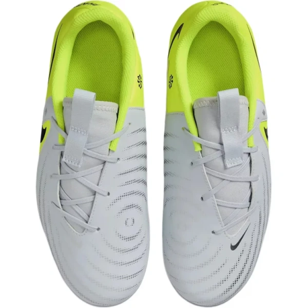 Nike Jr. Phantom GX 2 Academy Anti-Slip Wear-Resistant Low-Top Kids' Soccer Shoes Silver Yellow Kids'