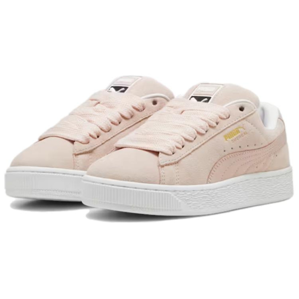 PUMA Suede XL Anti Slip Wear Resistant Low Top Skateboard Shoes Unisex Pink