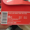 Nike Air Max TINY 90 Детская обувь, низкий верх, серый цвет, для малышей