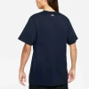 NIKE Темно-синие Мужские футболки