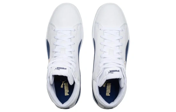 PUMA 1948 Mid Cozy Breathable Mid Tops Casual Skateboarding Shoes Unisex White