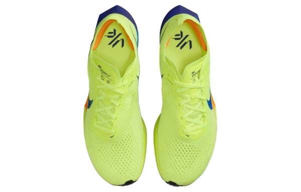 NIKE ZoomX Vaporfly Next% 3 Беговые кроссовки Низкие Желтые, зеленые Мужские