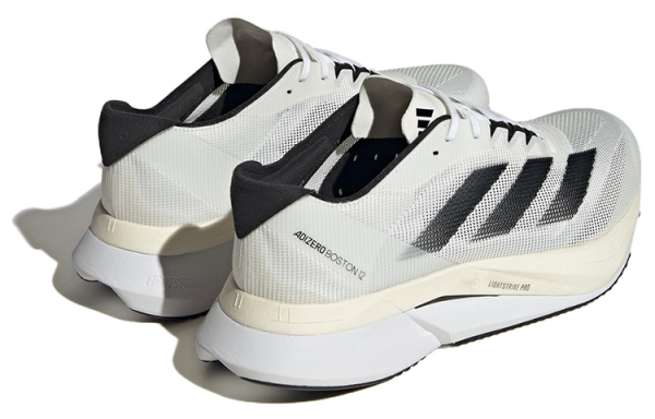 Adidas Adizero Boston 12 Cloud White Core Black Night Metallic