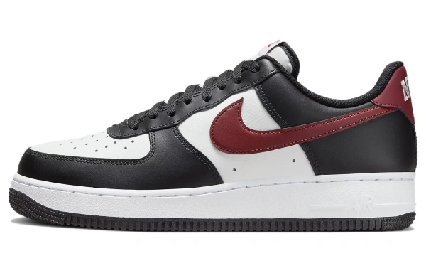 Nike Air Force 1 GS Black Dark Team Red