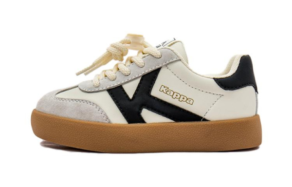 KAPPA KIDS Low-Top Skateboard Shoes White Black Kids'