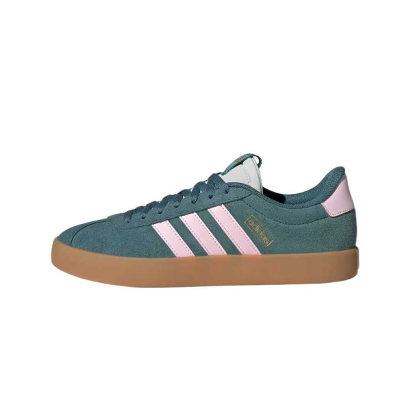 Adidas VL COURT 3.0 Low Top Skateboard Shoes Women's Green Pink