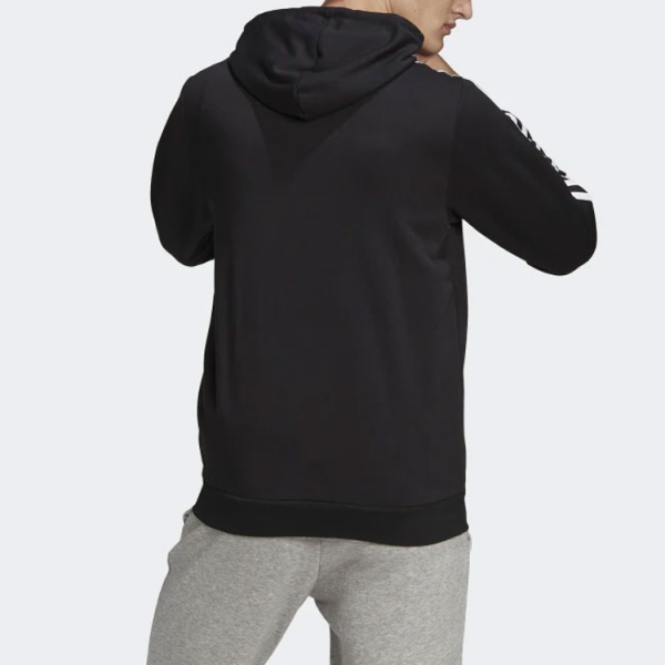Adidas Free Shipping With AdiClub Essentials French Terry 3 Stripes Full Zip Hoodie