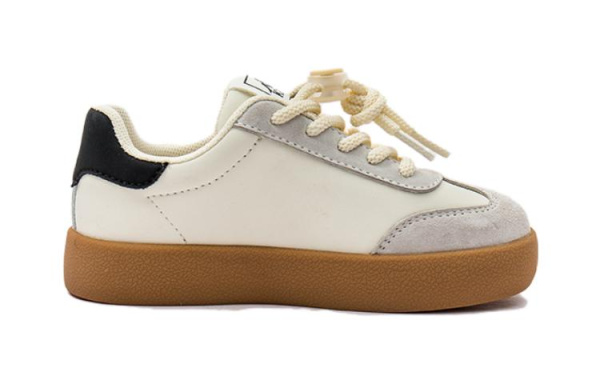 KAPPA KIDS Low-Top Skateboard Shoes White Black Kids'