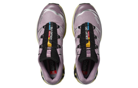 SALOMON XT 6 Амортизаторы Slip-resistant устойчивые к истиранию легкие низкий топ уличная обувь унисекс цвет румяный