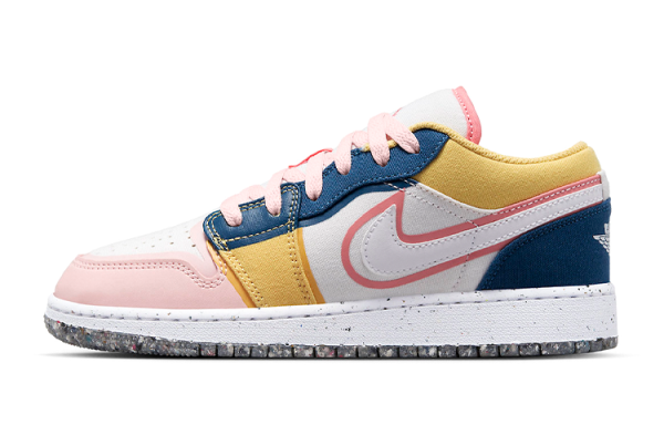 Jordan 1 Low SE Multi Canvas GS