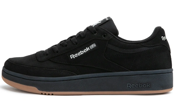 reebok CLUB C 85 W+ Кроссовки для скейтбординга Низкие Черные Унисекс