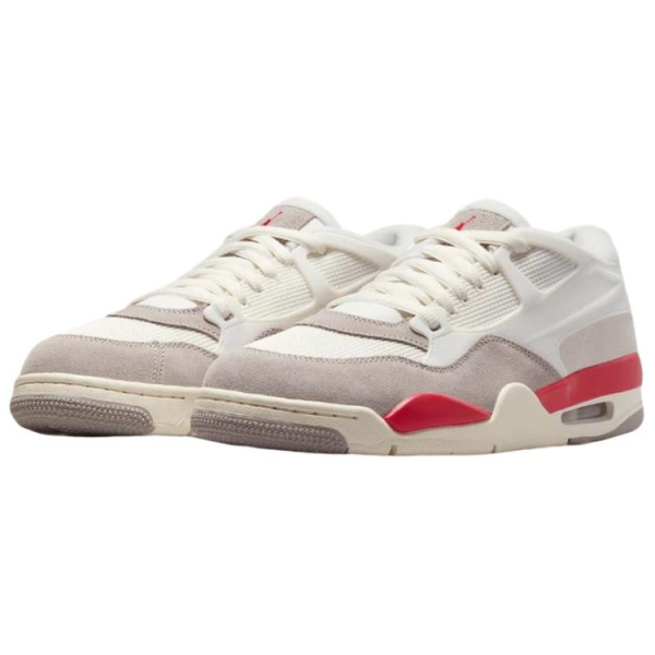 JORDAN 4 Rm White Varsity Red