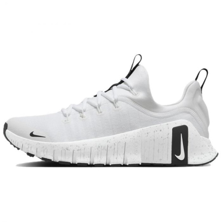 Nike Free Metcon 6 'White Metallic Silver Smoke Grey Black' Women's