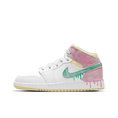 Jordan 1 Mid 'Paint Drip' GS