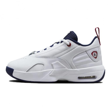 Jordan Max Aura 6 Anti Slip Wear Resistant Kids Lifestyle Shoes White Blue Teenagers