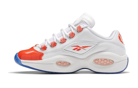 Reebok Question Детские баскетбольные кроссовки с низким верхом для школьного возраста