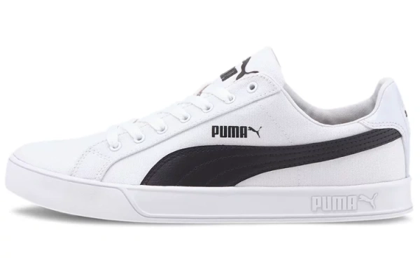 PUMA Smash Vulc Canvas 'White Black'