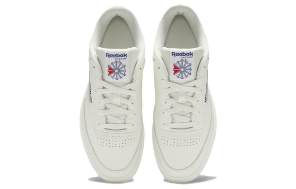reebok Club C Series Кроссовки для скейтбординга Низкие Белые и синие Унисекс