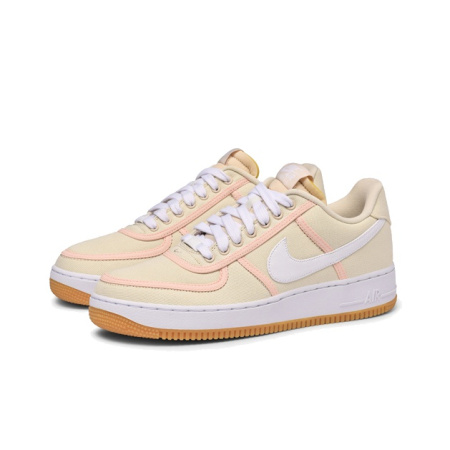 Nike Air FORCE 1 07 PRM Slip Resistant Abrasion Resistant Легкий Низкий Скейтбординг Кроссовки Unisex Light Кремовый