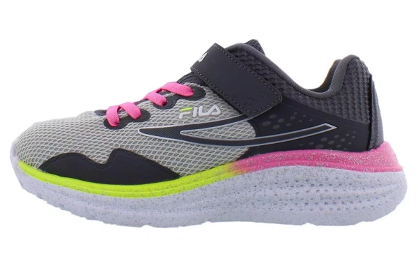 FILA KIDS Cushioned Slip-Resistant Low-Top Kids Lifestyle Shoes Black Kids'