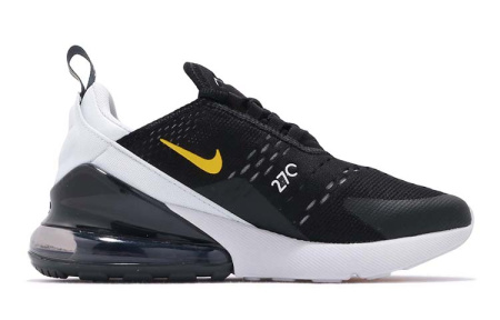 Nike Air Max 270 Детские беговые кроссовки Низкий Верх Подходит для школьного возраста