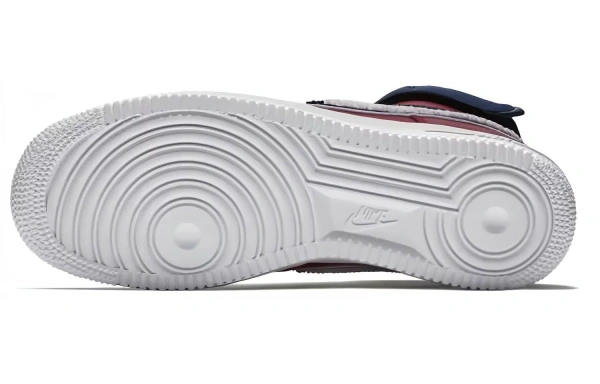 Nike Air Force 1 High 3D Chenille Swoosh Red White Blue