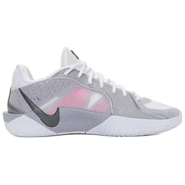 Nike Sabrina 2 Anti Slip Wear Resistant Low Top Basketball Shoes Women's Gray Pink