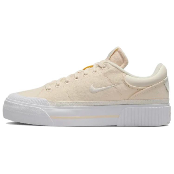 Nike SB Zoom Pogo Anti Slip Wear Resistant Low Top Skateboard Shoes Women's Beige