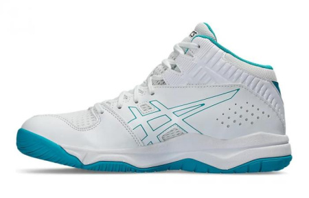 Asics Dunkshot Mb 9 Slip Resistant Cushioning Abrasion Resistant Mid Top Children's Basketball Shoes White Kids'