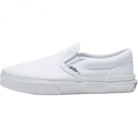 Vans Slip on Anti Slip Wear Resistant Low Top Kids' Skateboarding Shoes White Kids'